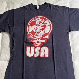 Grateful Dead / USA Soccer T-Shirt, Size L
